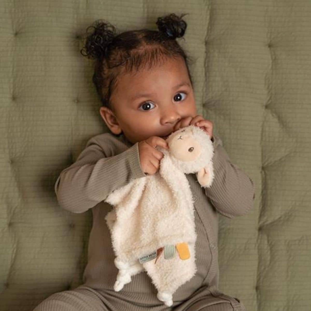 Little Dutch Little Farm Cuddle Cloth Sheep - Image 2