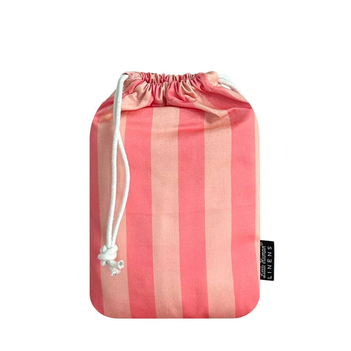 Little Human Linens Waterproof Change Pad / Co-Sleeper Bassinet Sheet - Peach Candy