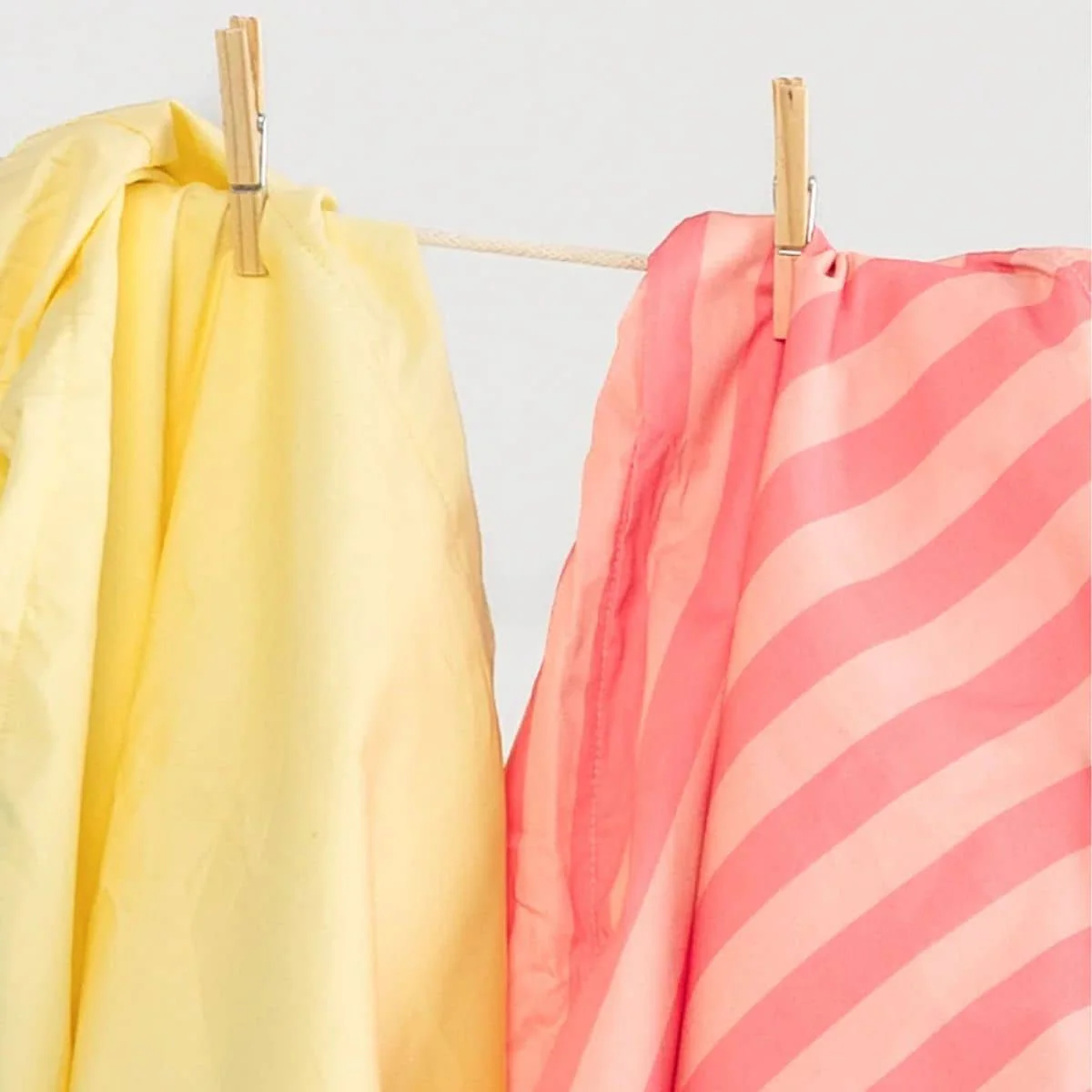 Little Human Linens Waterproof Cot Sheet - Peach Candy - Image 2