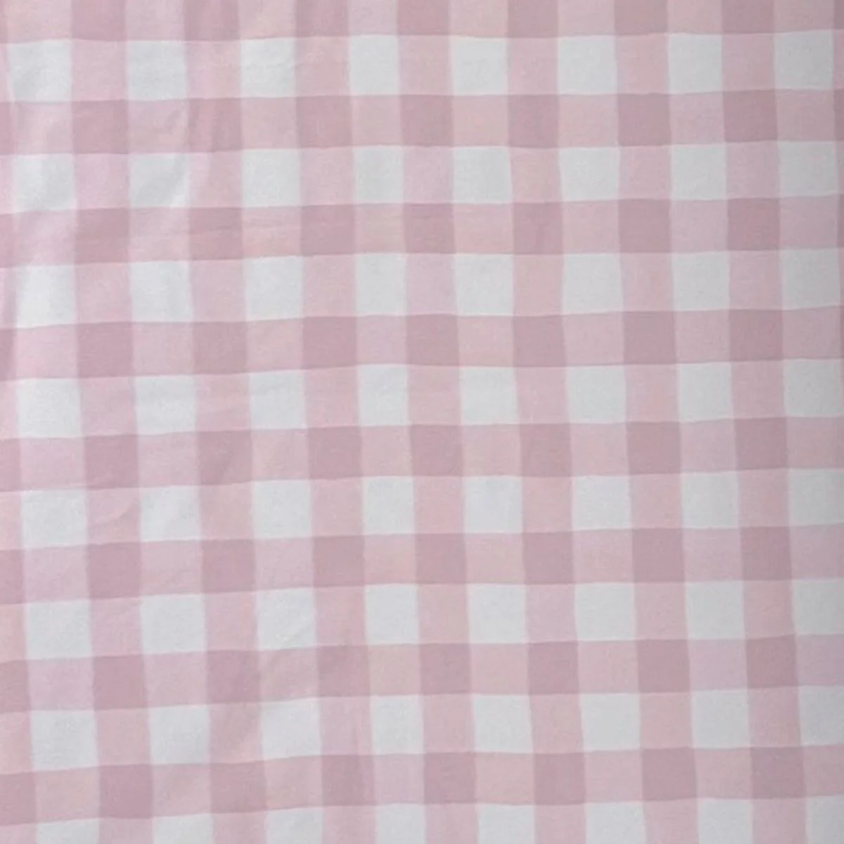 Little Human Linens Waterproof Cot Sheet - Pink Gingham - Image 4