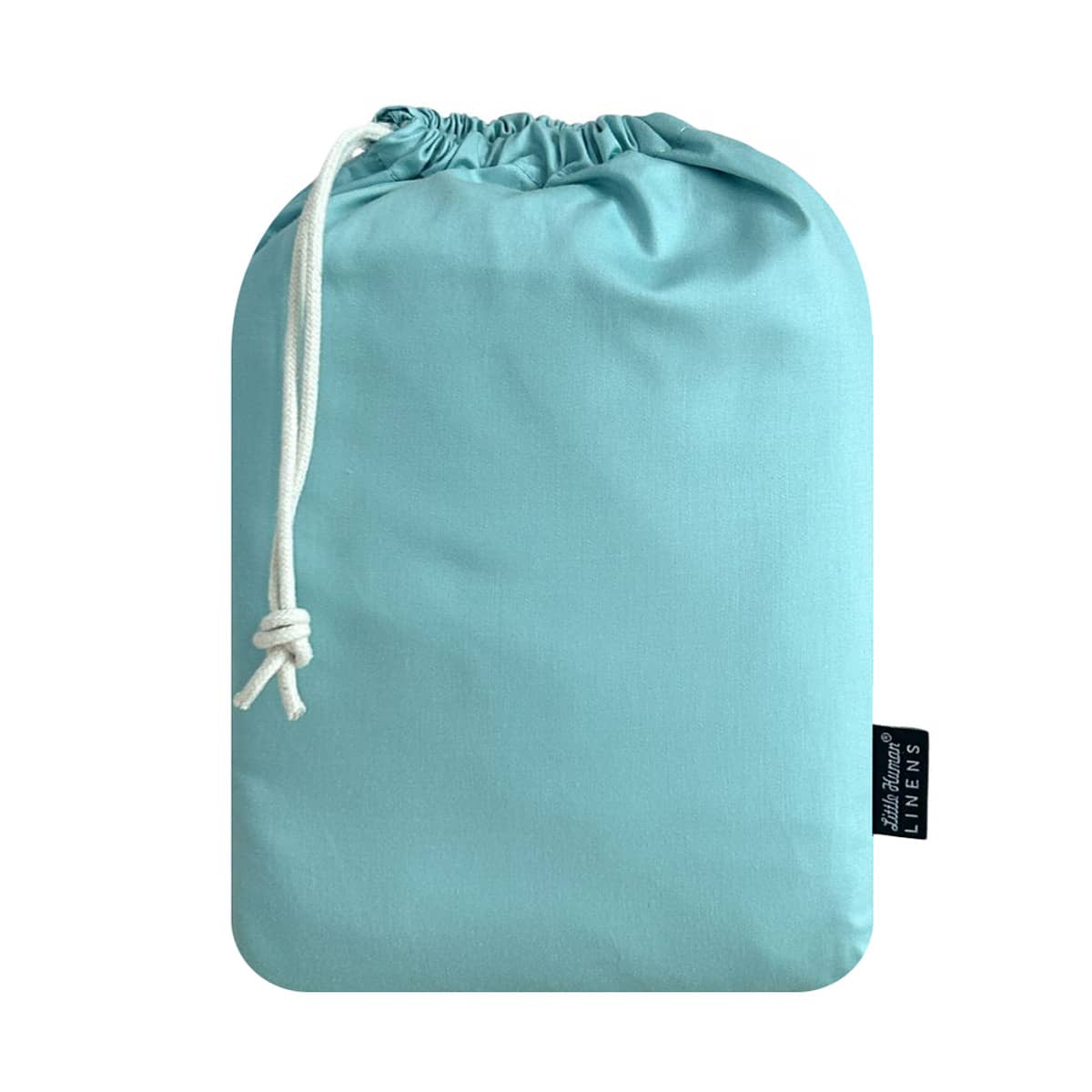 Little Human Linens Waterproof Cot Sheet - Teal