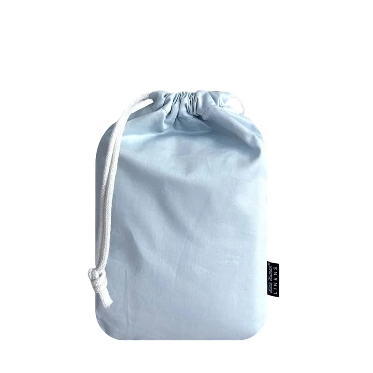 Little Human Linens Waterproof Small Bassinet Sheet - Sky Blue