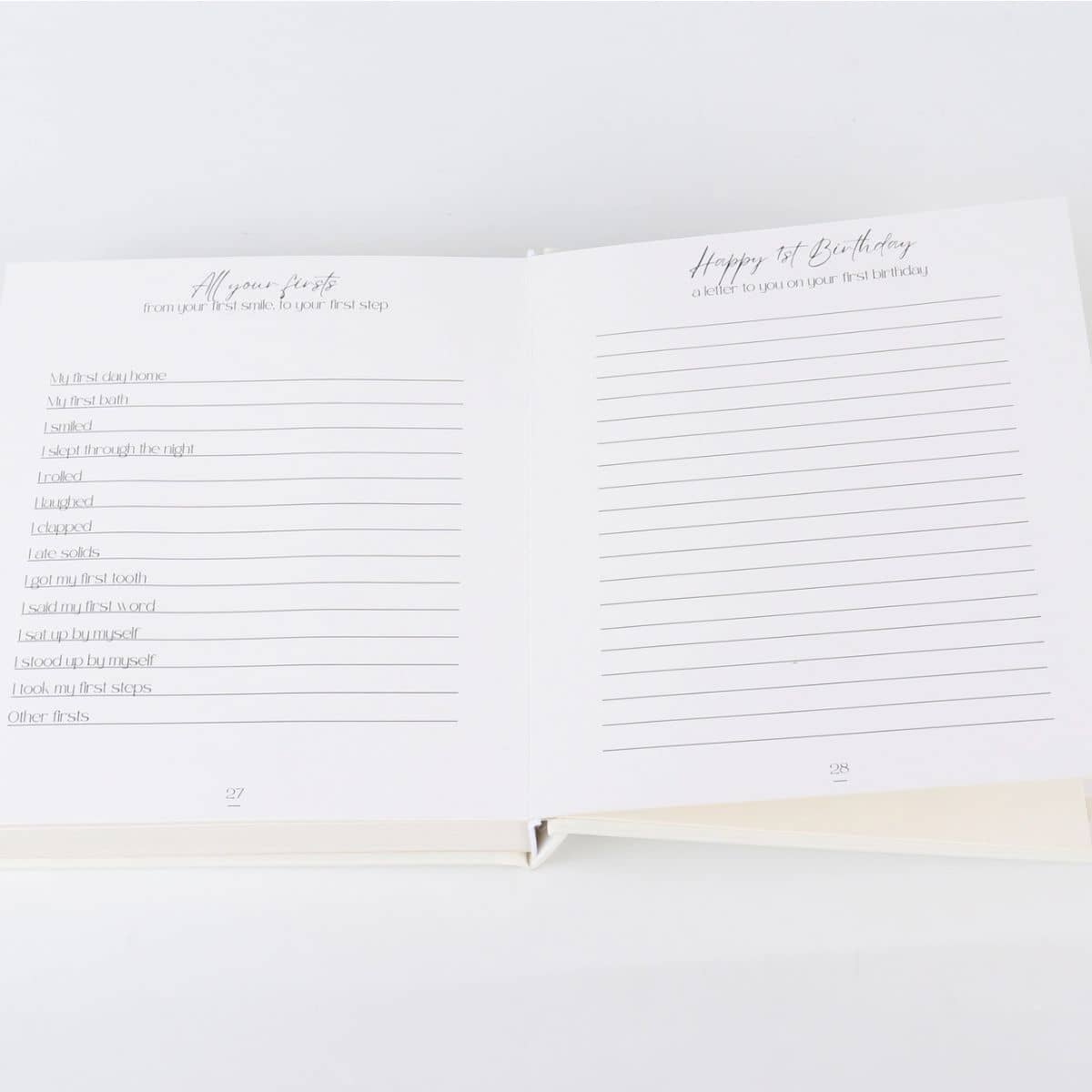 Little Lullaby Keepsake Photo Album - 12 months of you - Image 6