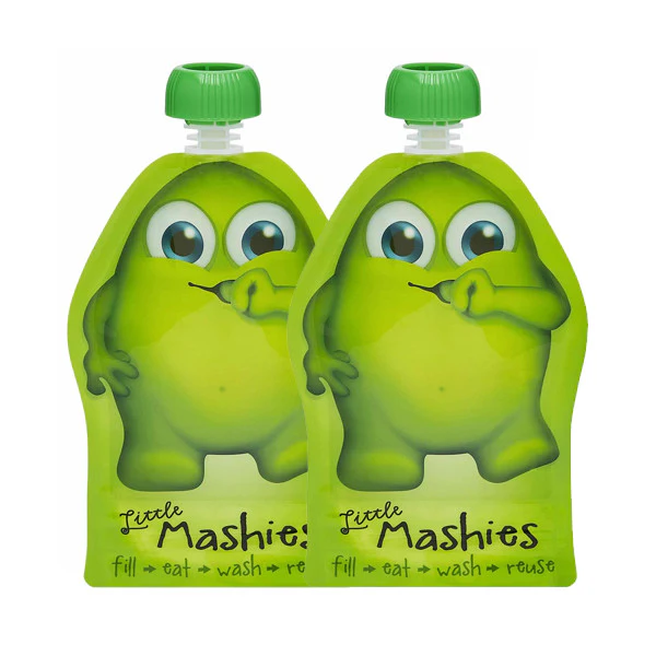 Little Mashies Reusable Squeeze Pouch - 2 pack