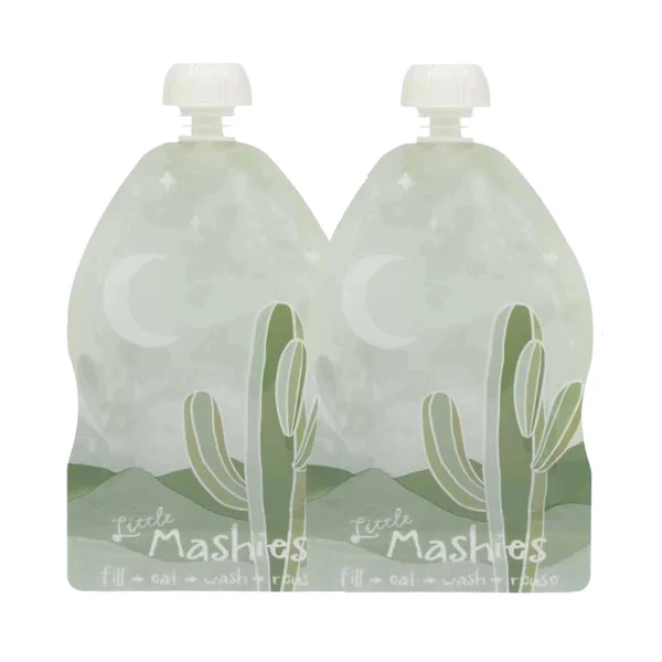 Little Mashies Reusable Squeeze Pouch - 2 pack - Image 5