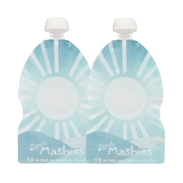 Little Mashies Reusable Squeeze Pouch - 2 pack - Image 6