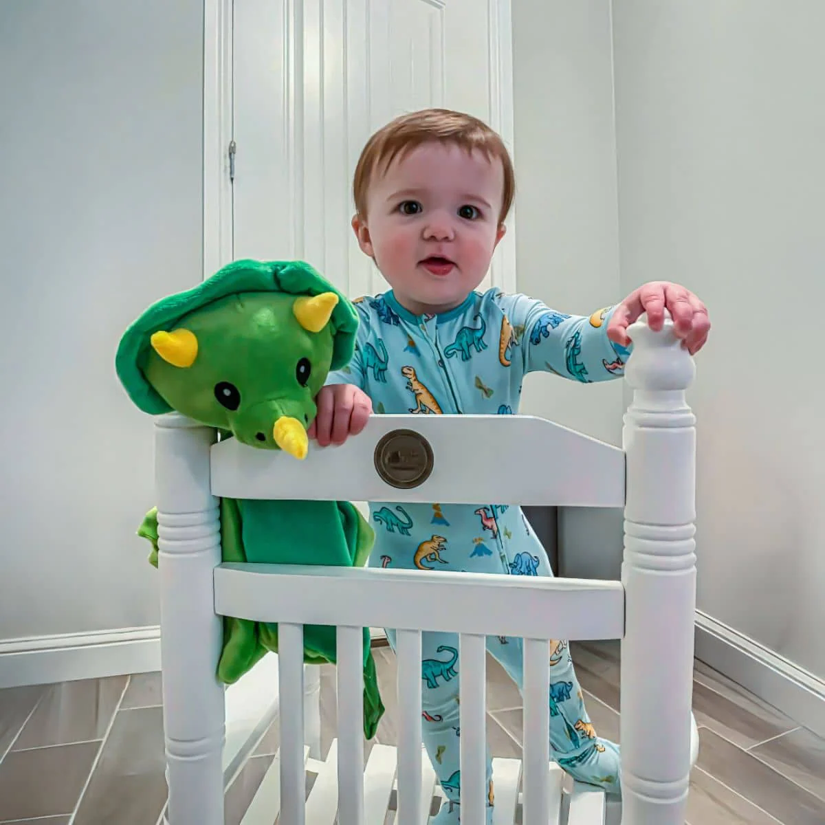 Love By Emi Lullaby and White Noise Comforter - Dash the Dinosaur - Image 2