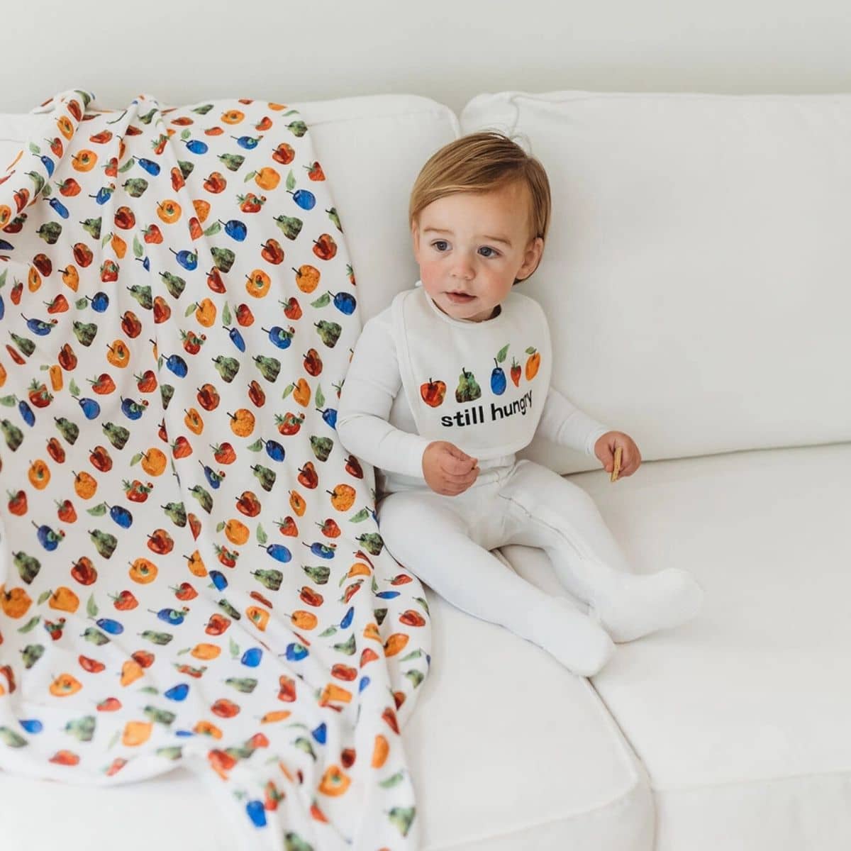 L'ovedbaby x The Very Hungry Caterpillar Organic Blanket - Fruits - Image 3