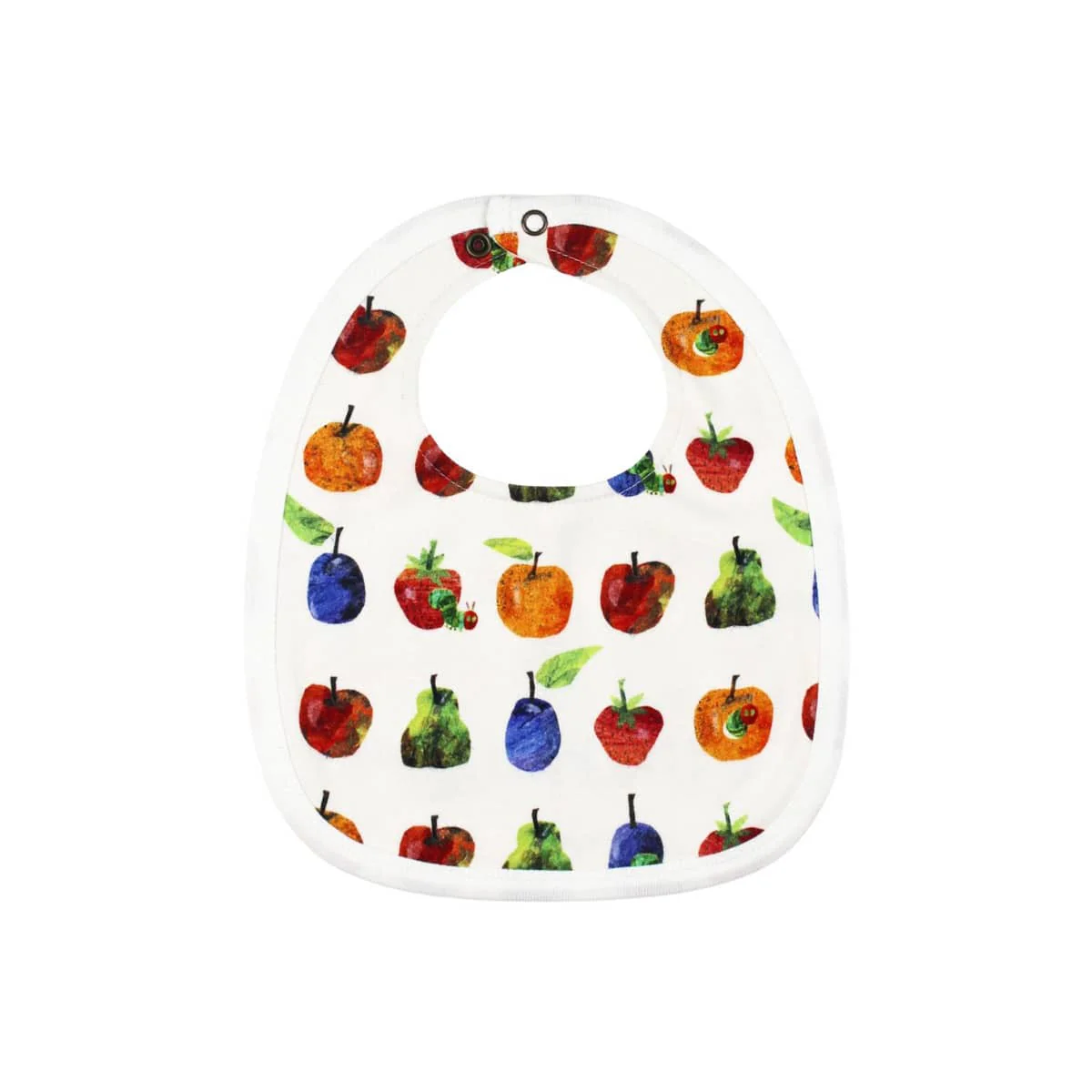 L'ovedbaby x The Very Hungry Caterpillar Organic Two Layer Reversible Bib - Fruits - Image 3