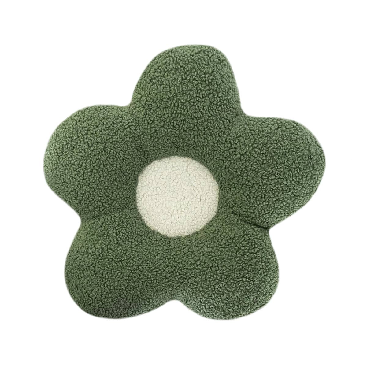 Luna Mae Creations - Large Cushion - Olive Green Daisy