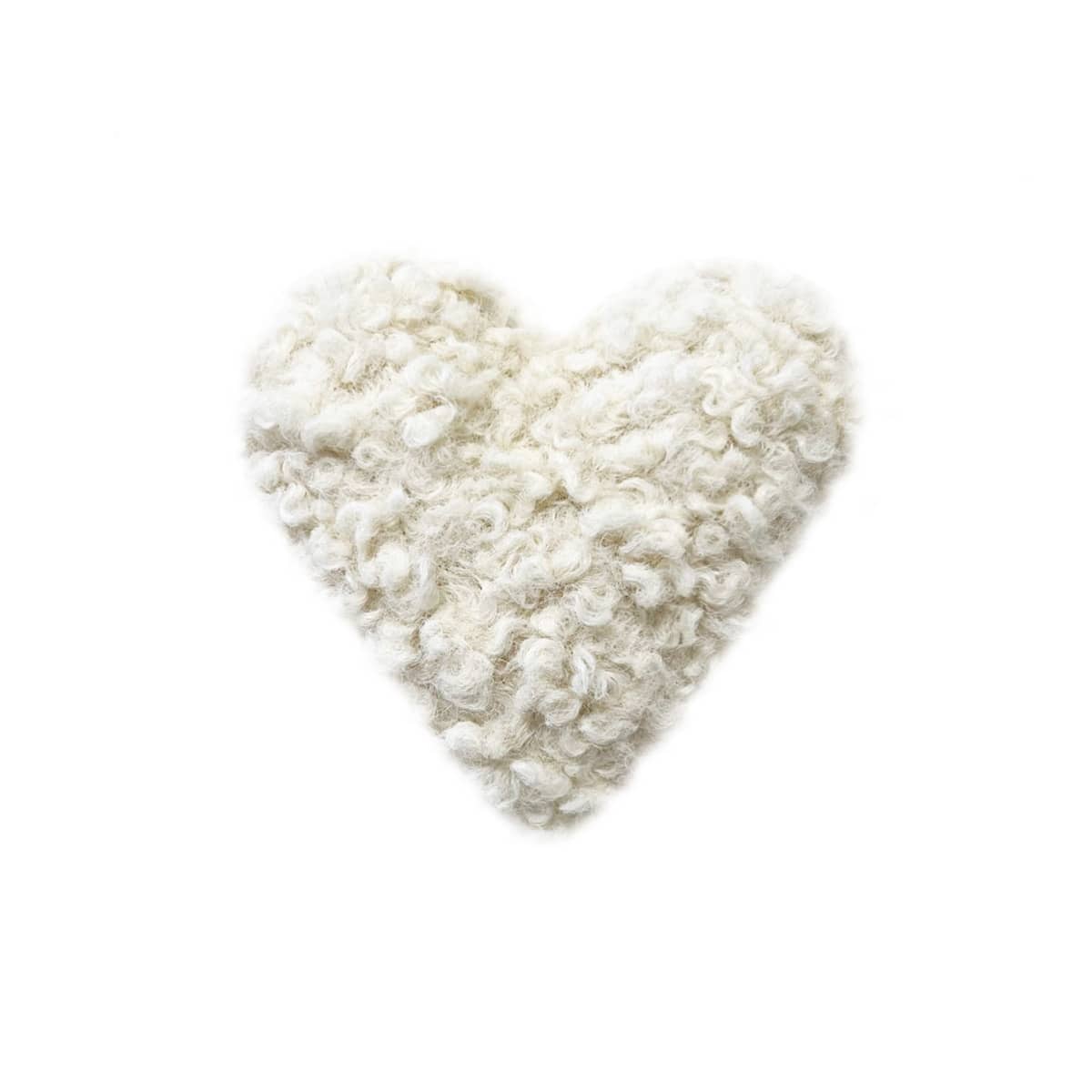 Luna Mae Creations - Mini Cushion - Sherpa Heart
