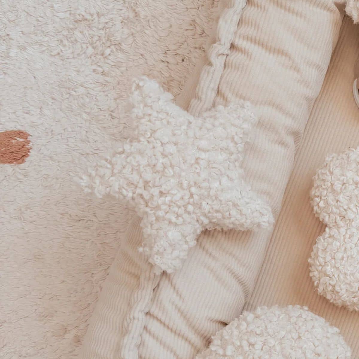 Luna Mae Creations - Mini Cushion - Sherpa Star - Image 3