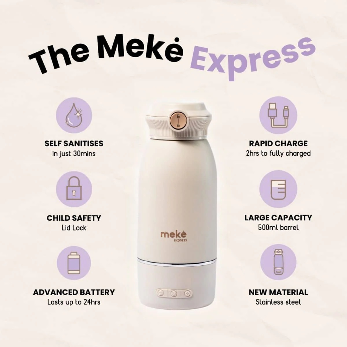 Meke Baby Express Milk Warmer - Image 7