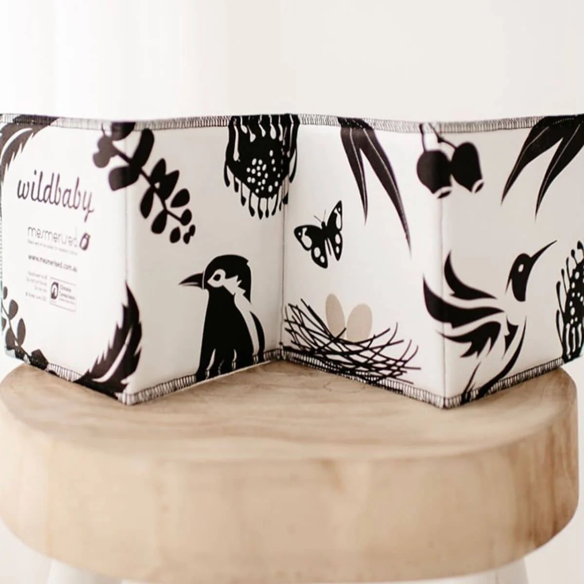 Mesmerised Wildbaby Organic Cloth Book - Image 3