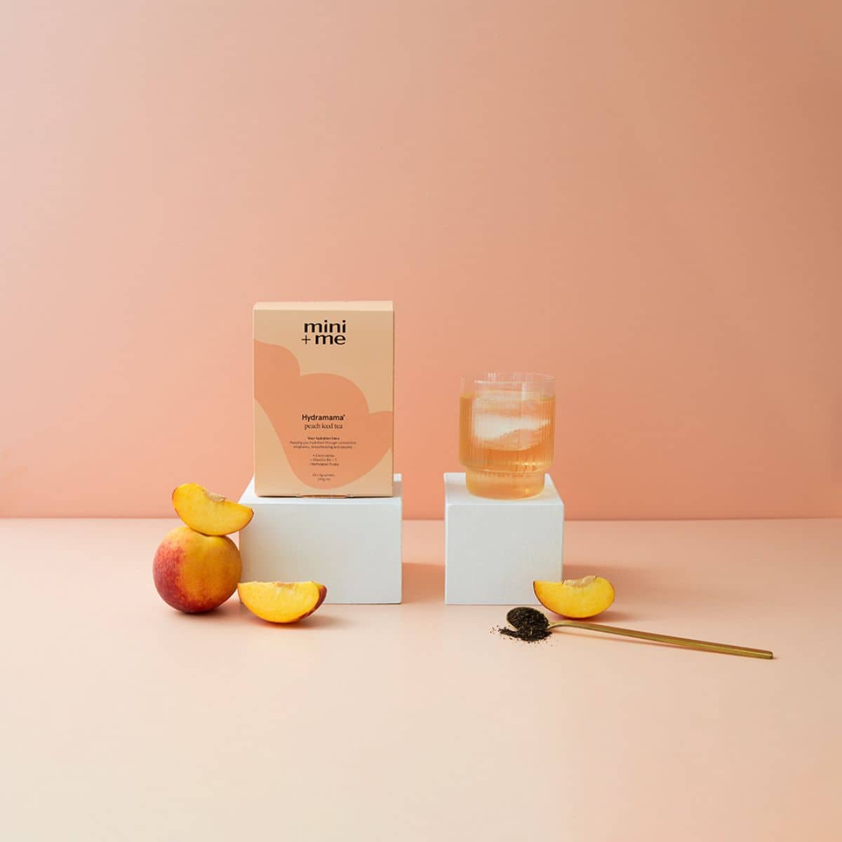 Mini + Me Hydramama Hydration Support Drink - Peach Iced Tea - Image 5