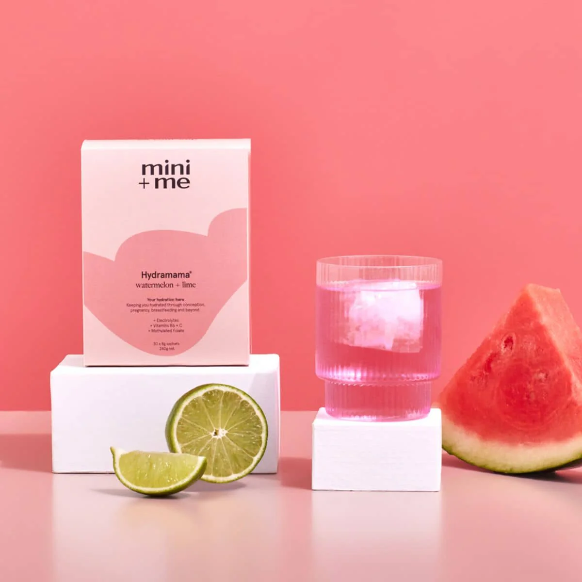 Mini + Me Hydramama Hydration Support Drink - Watermelon and Lime - Image 6