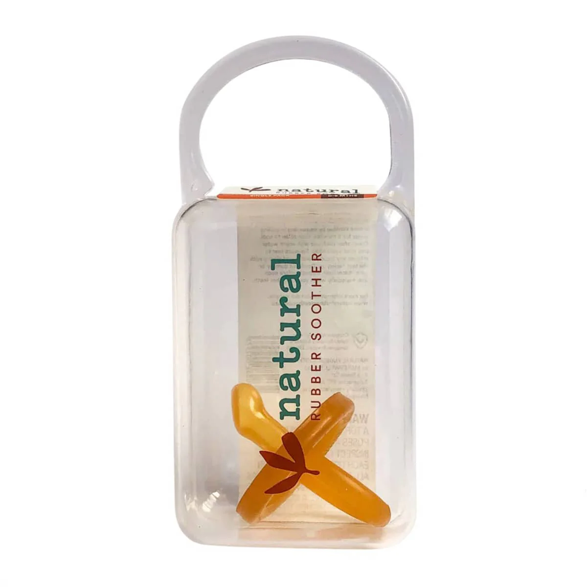 Natural Rubber Soother - Single Orthodontic Pacifier - Image 3