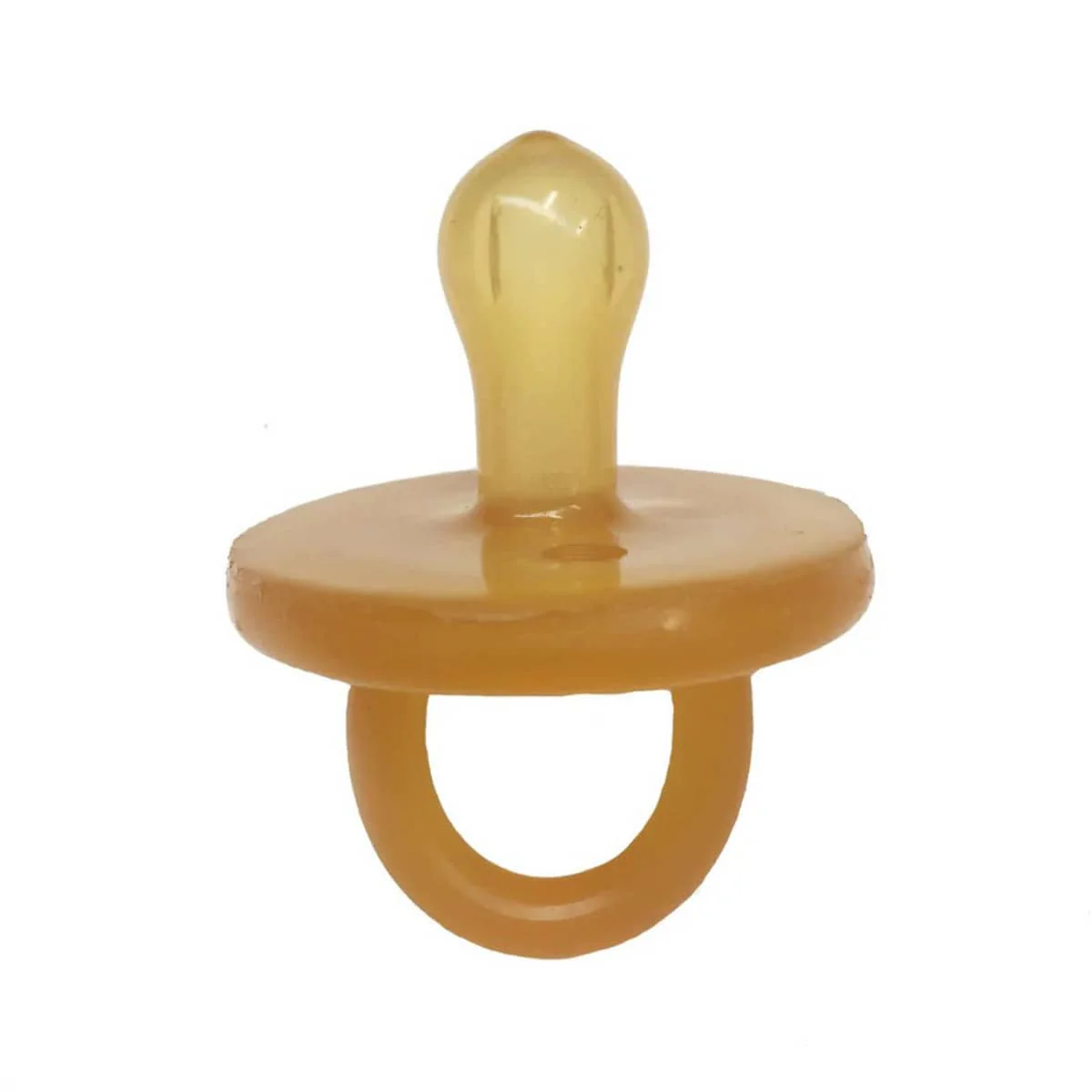 Natural Rubber Soother - Single Rounded Pacifier - Image 5
