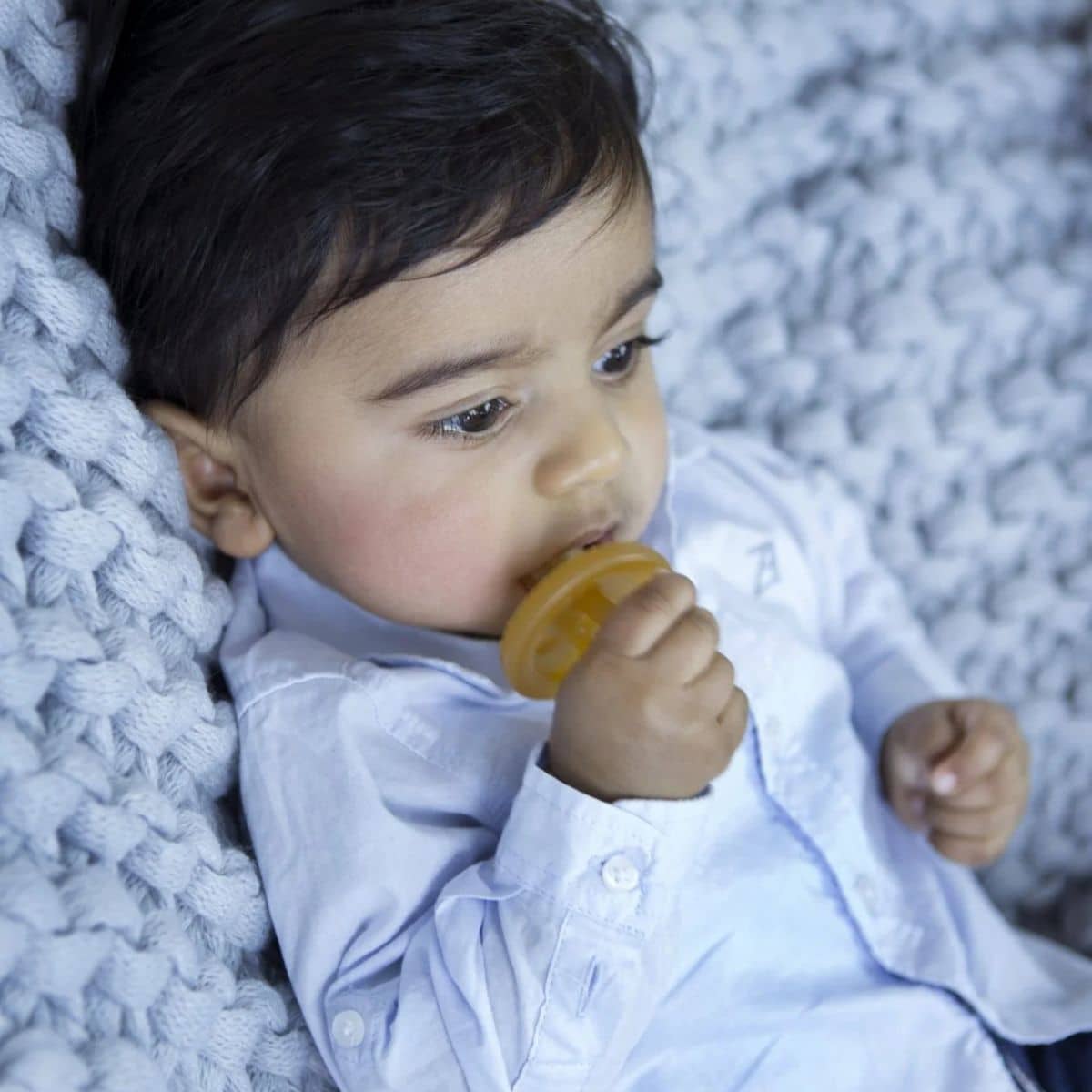 Natural Rubber Soother - Twin Orthodontic Pacifiers - Image 6