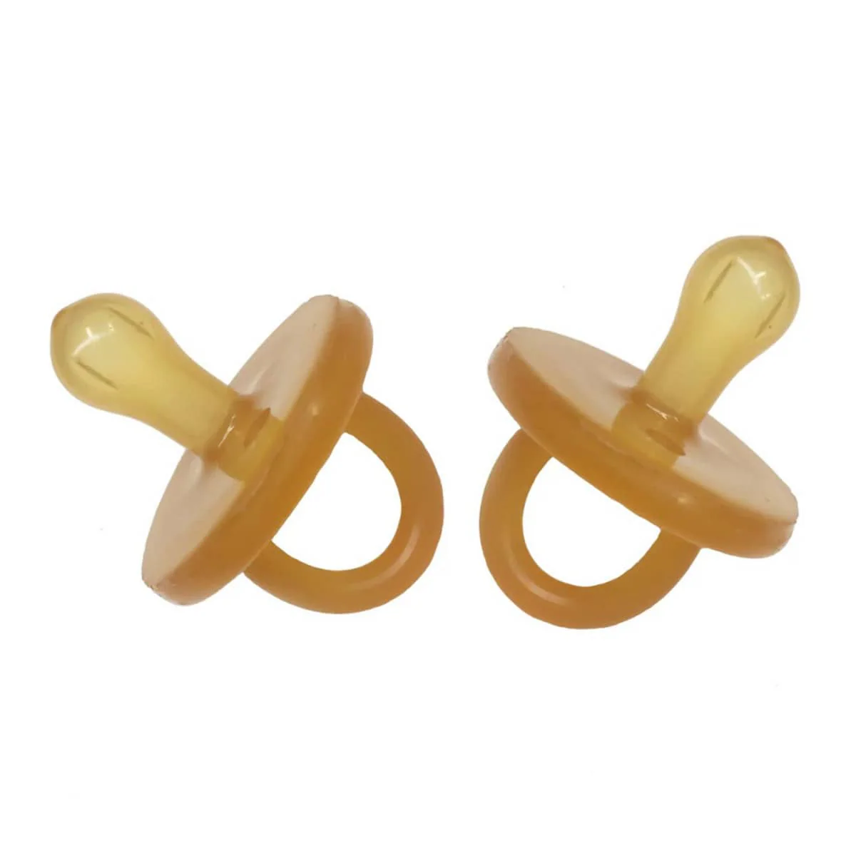 Natural Rubber Soother - Twin Rounded Pacifiers - Image 5