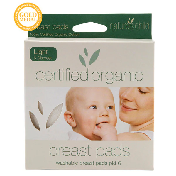 Natures Child Organic Cotton Breast Pads - Light and Discreet