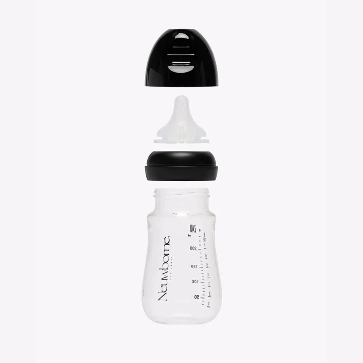 Neuwborne Glass Baby Bottle - Black - Image 6