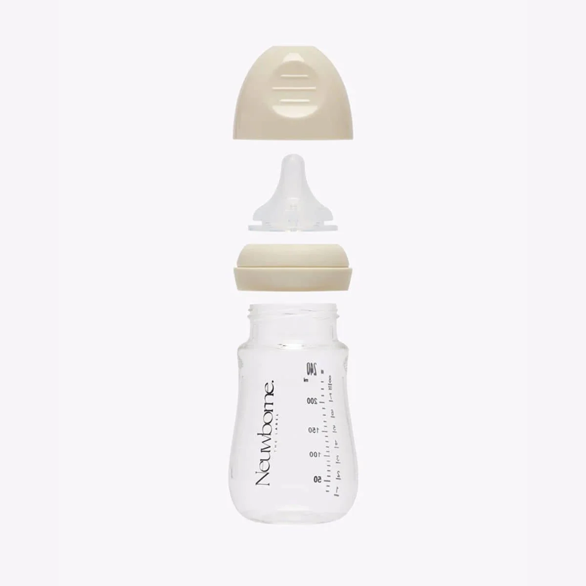 Neuwborne Glass Baby Bottle - Cream - Image 7