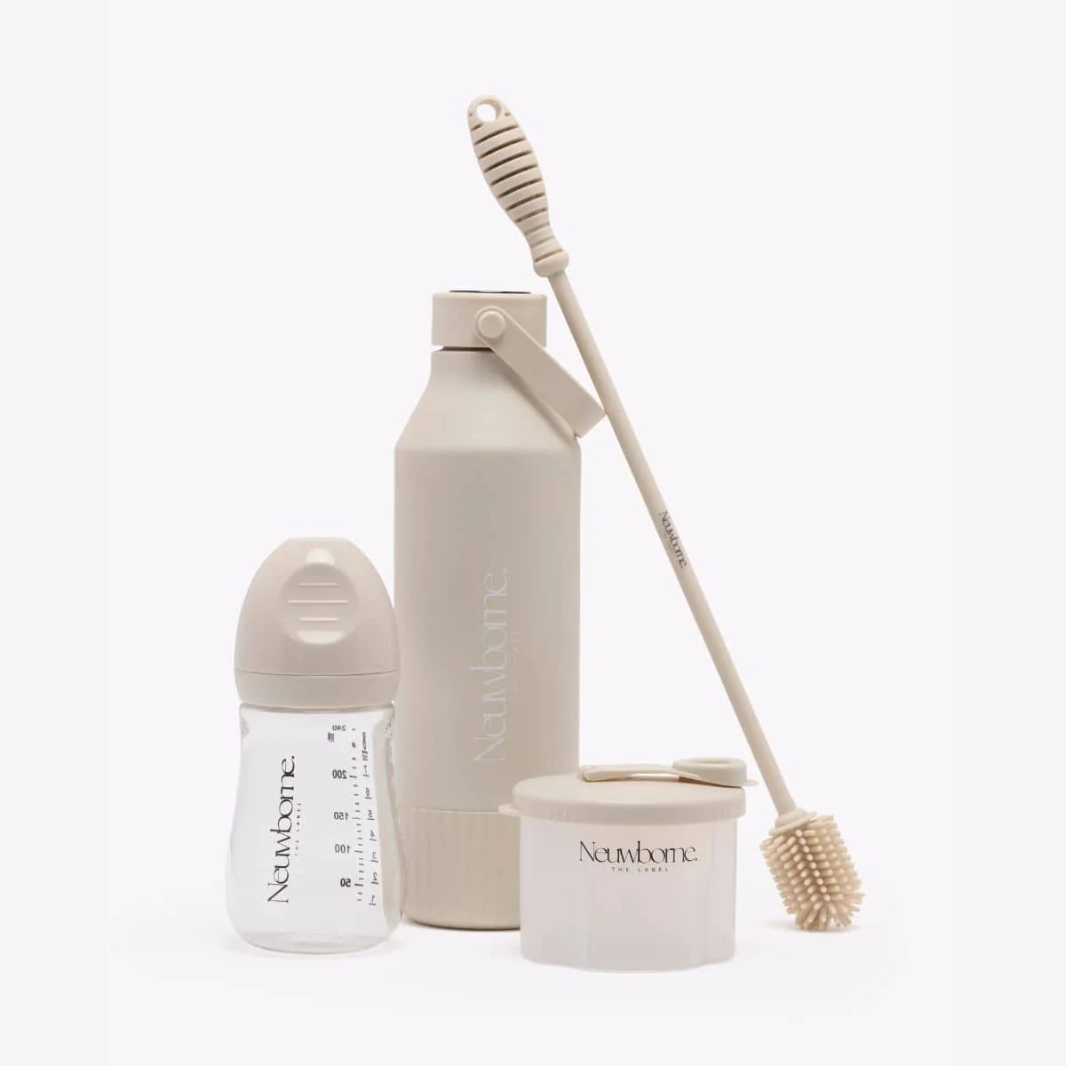 Neuwborne Glass Baby Bottle - Sand - Image 6