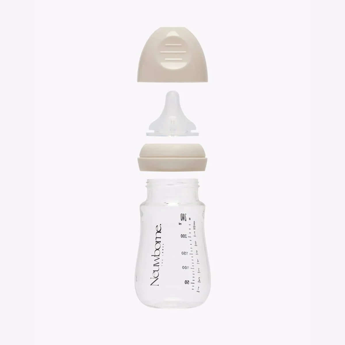 Neuwborne Glass Baby Bottle - Sand - Image 7