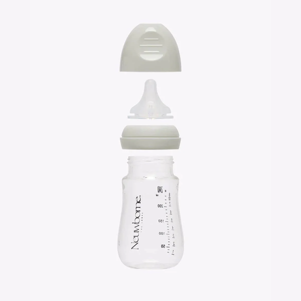 Neuwborne Glass Baby Bottle - Stone - Image 7