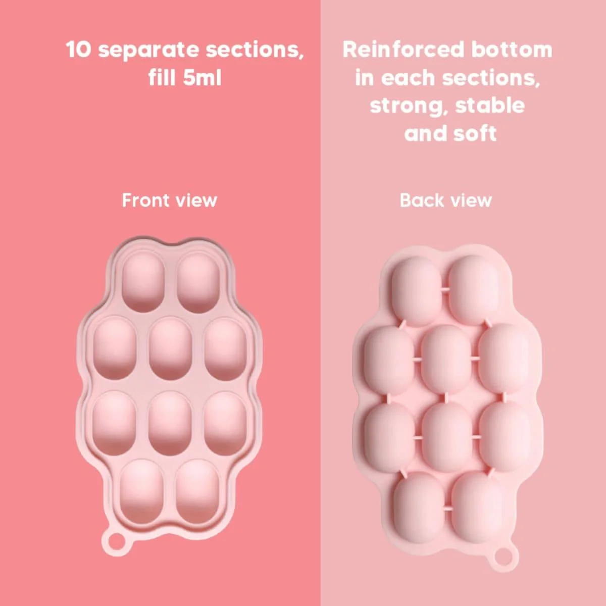Nibble and Rest - Mini Silicone Freezer Tray with Lid - Image 3