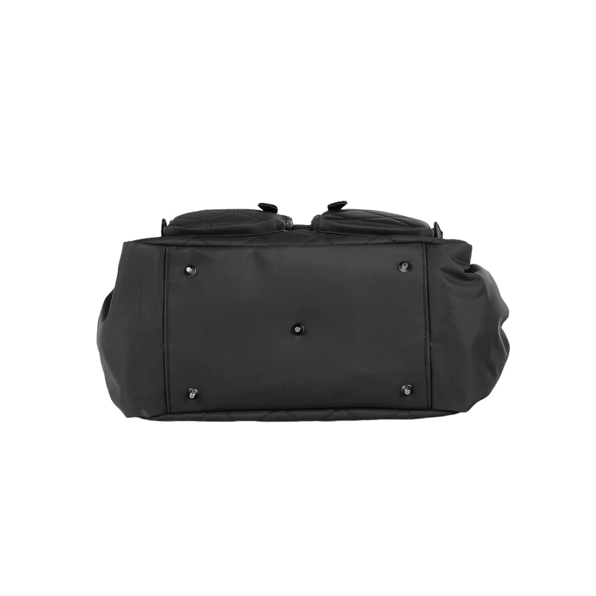 OiOi Carry All Nappy Bag - Black Diamond Quilt - Image 9