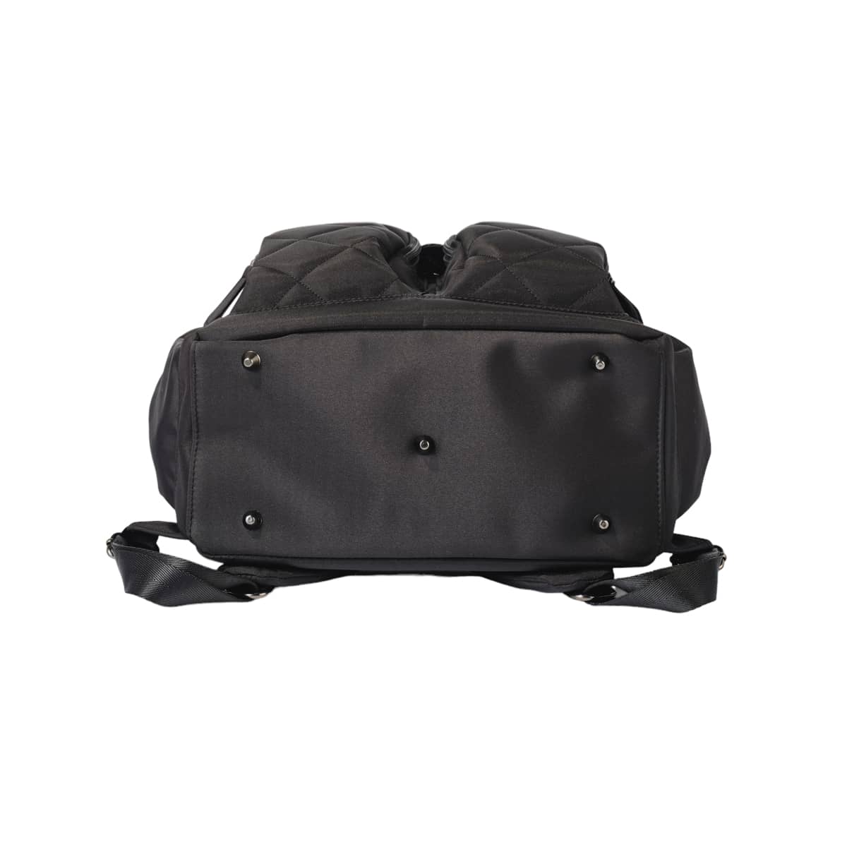 OiOi Signature Nappy Backpack - Black Diamond Quilt - Image 11