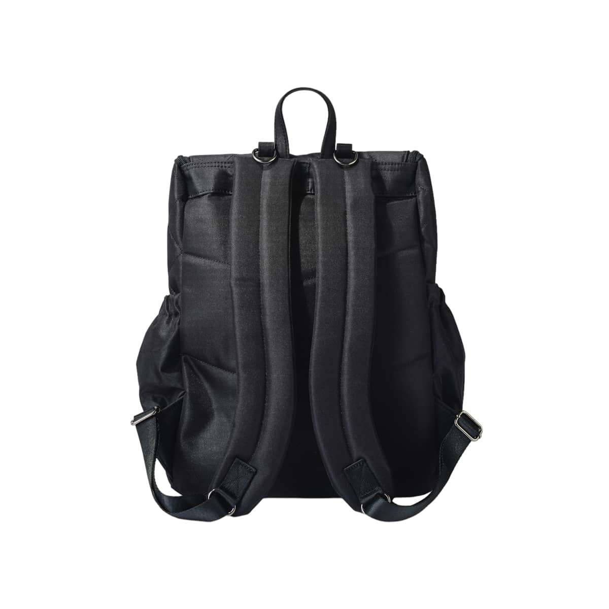 OiOi Signature Nappy Backpack - Black Diamond Quilt - Image 8