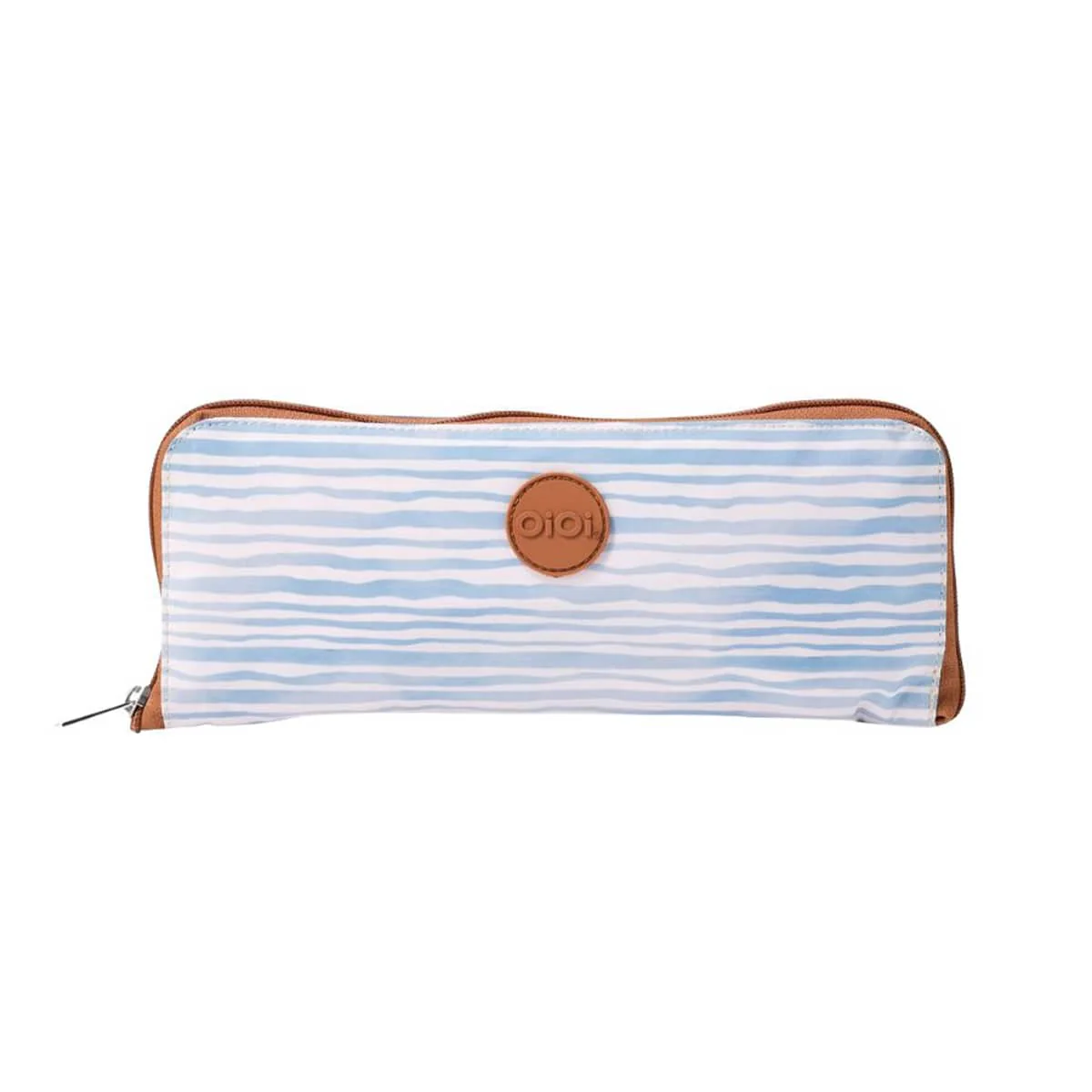 OiOi Fold Up Tote - Blue Stripe - Image 2