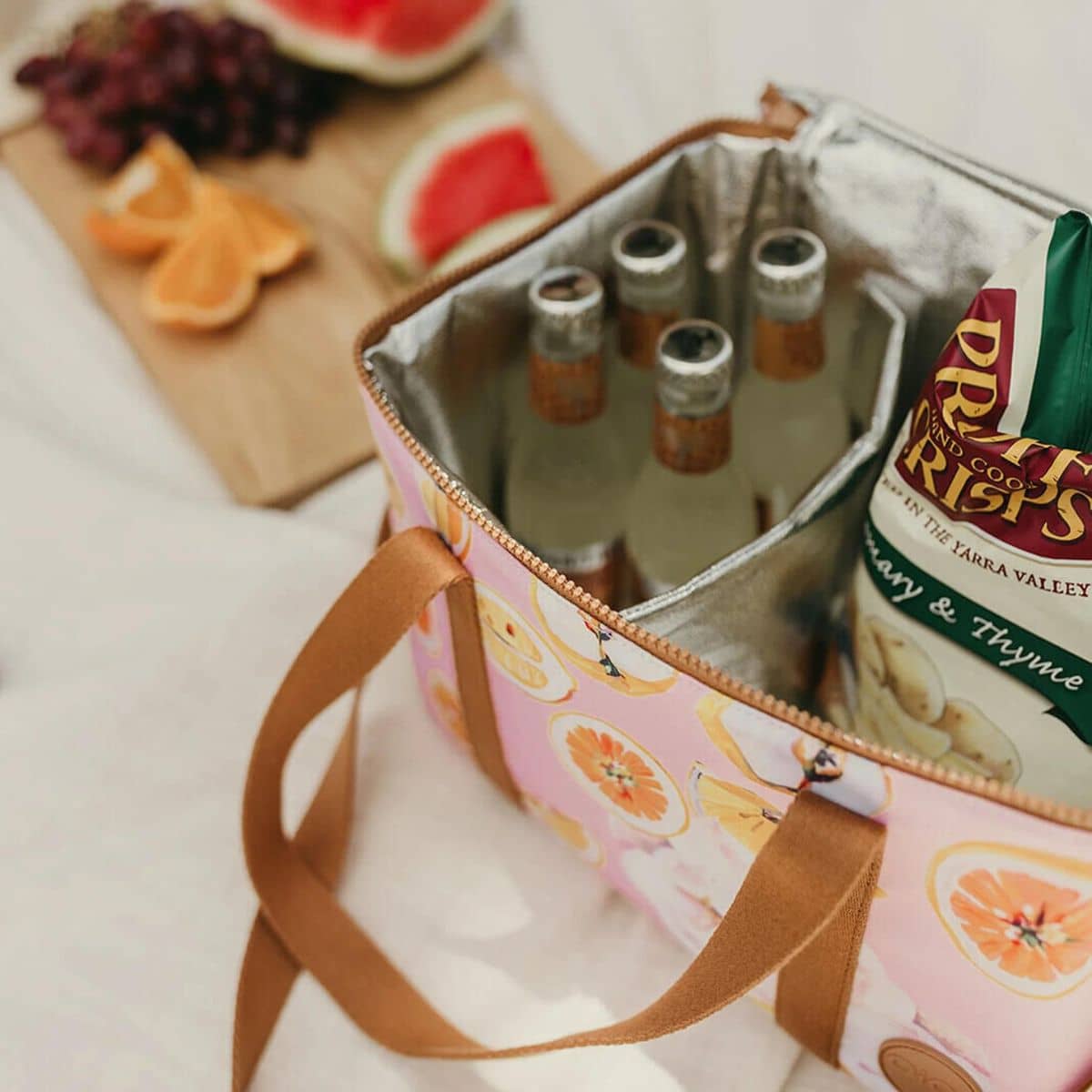 OiOi Maxi Insulated Lunch Bag - Tutti Frutti - Image 4