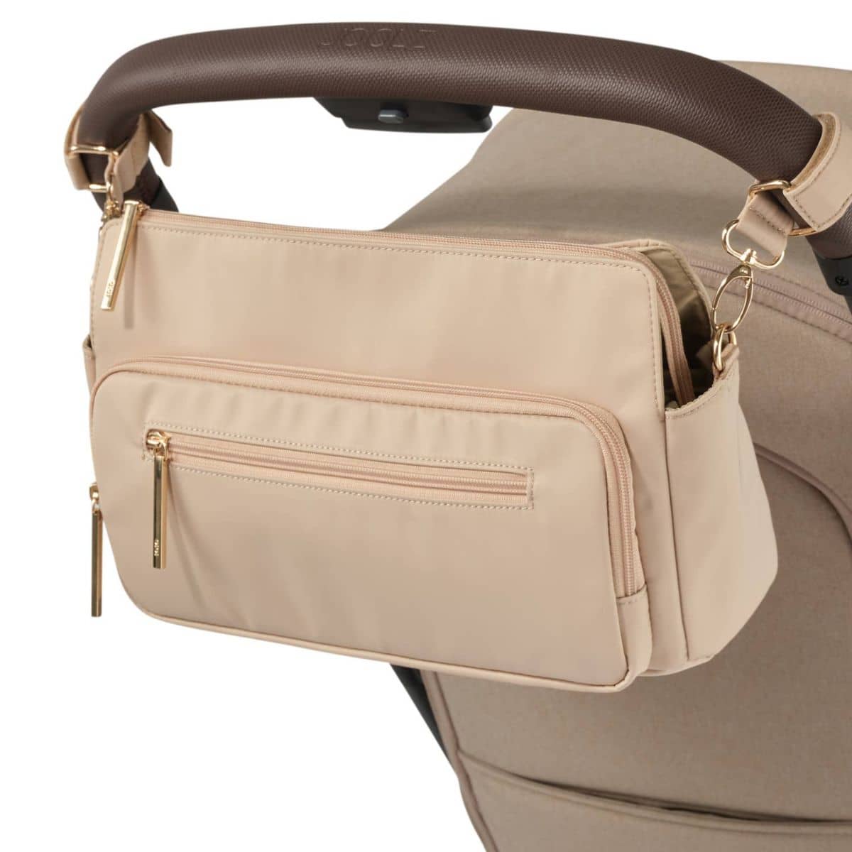 OiOi Multitasker Pram Caddy - Beige Nylon - Image 2