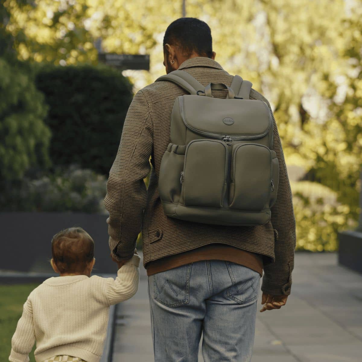 OiOi Signature Nappy Backpack - Sage Neoprene - Image 4