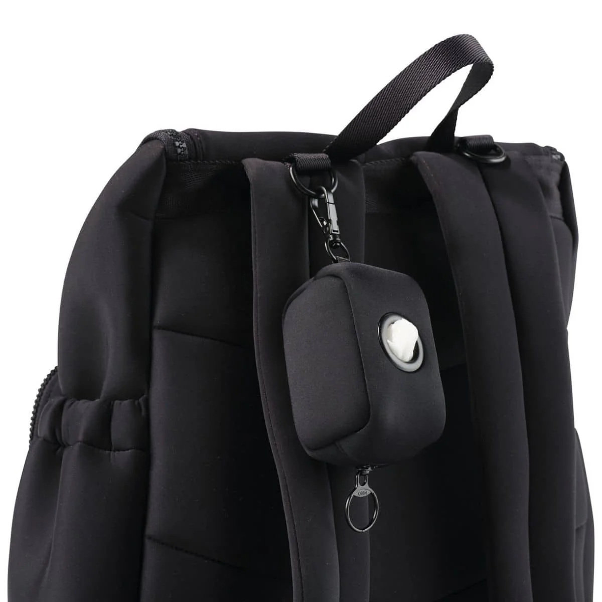 OiOi Waste Bag Dispenser - Black Neoprene - Image 2