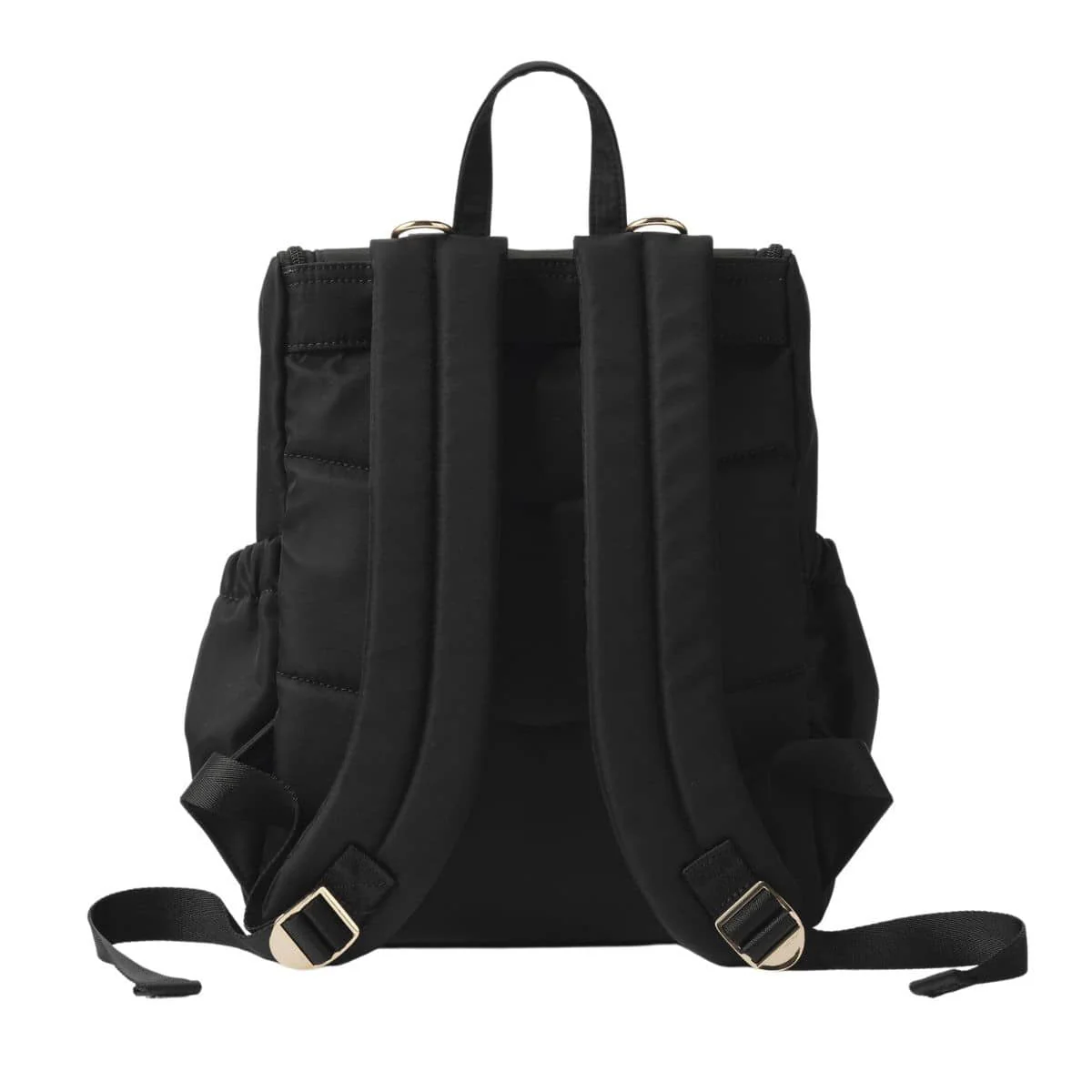 OiOi Mini Signature Backpack - Black Nylon - Image 6