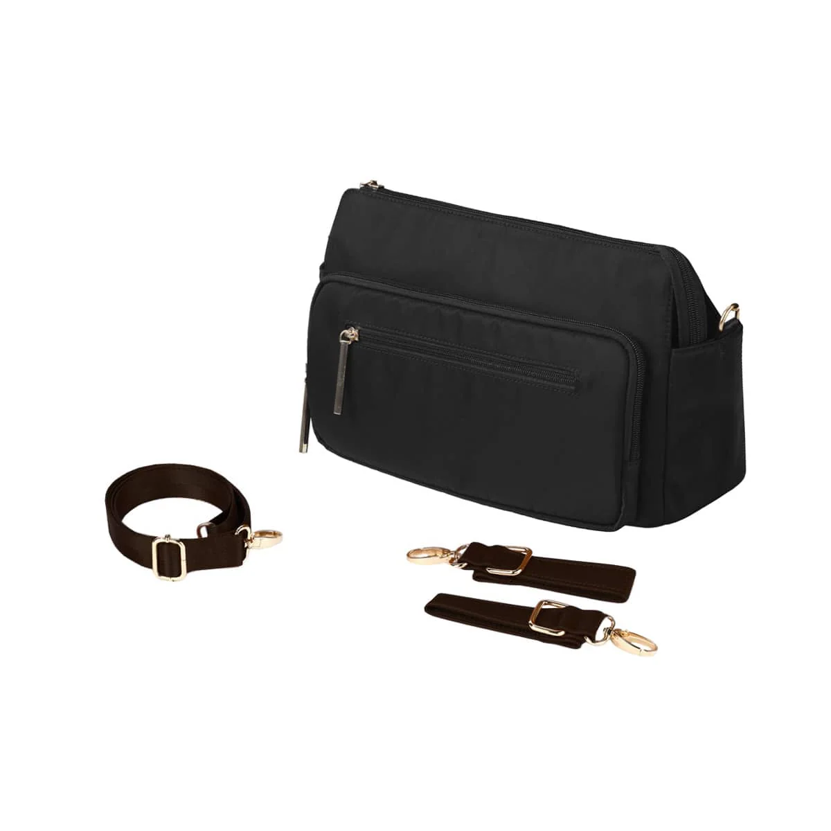 OiOi Multitasker Pram Caddy - Black Nylon