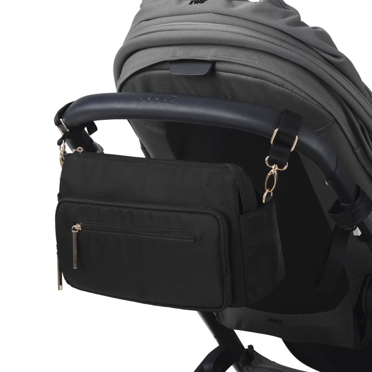 OiOi Multitasker Pram Caddy - Black Nylon - Image 4