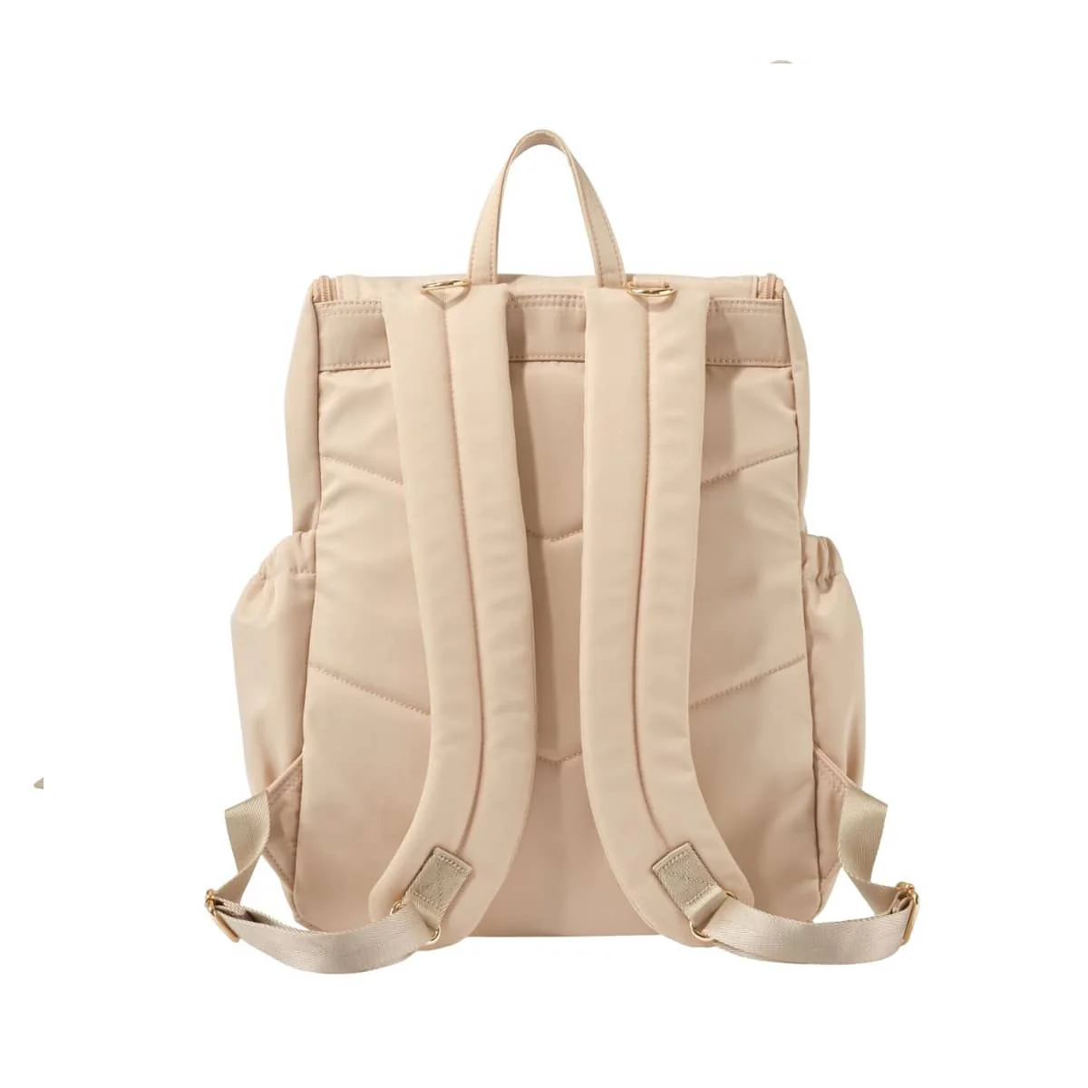 OiOi Signature Nappy Backpack - Beige Nylon - Image 8