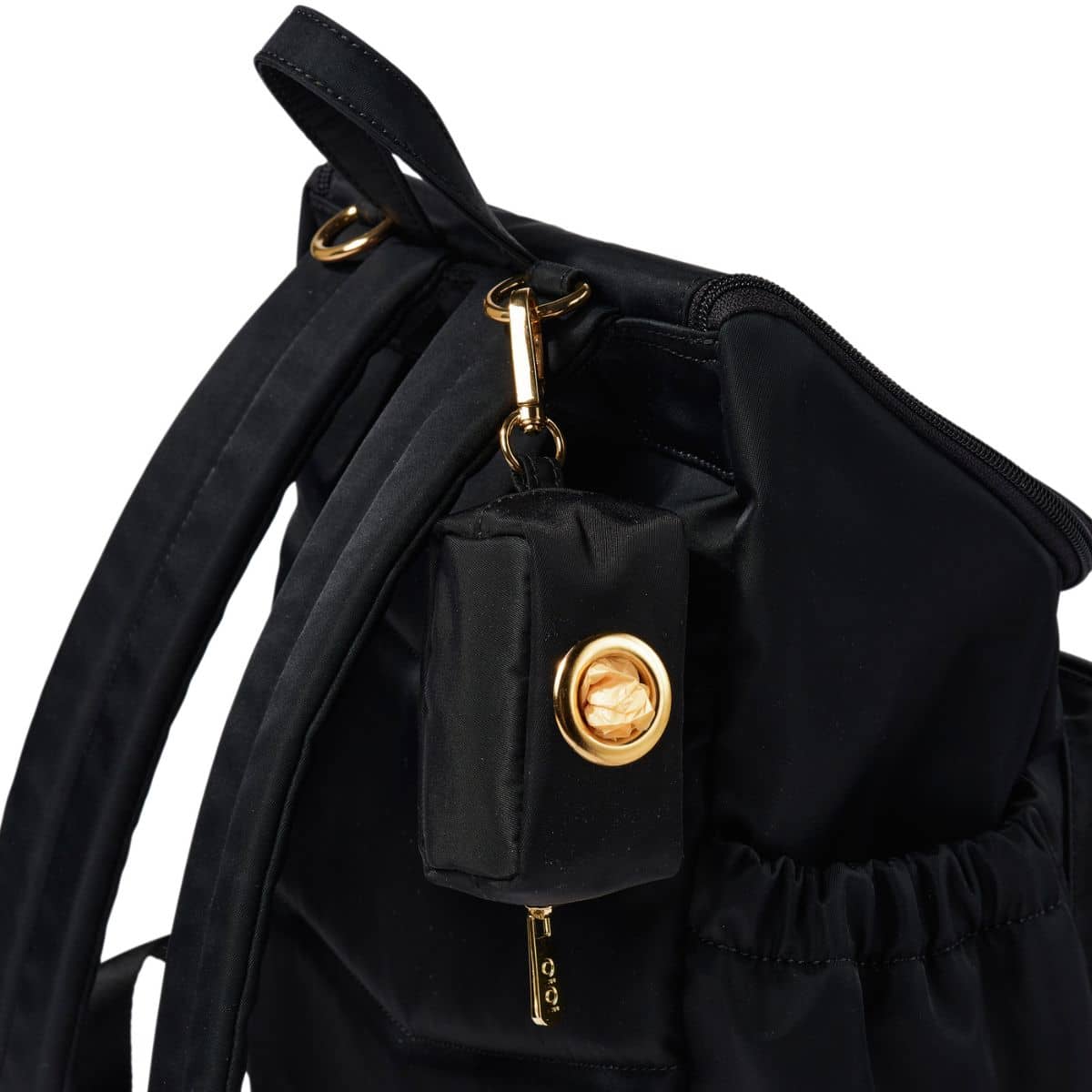 OiOi Waste Bag Dispenser - Black Nylon - Image 2