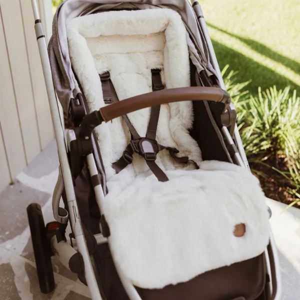 OiOi Reversible Cozy Fleece Pram Liner - Wildflower - Image 4