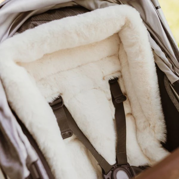 OiOi Reversible Cozy Fleece Pram Liner - Wildflower - Image 5