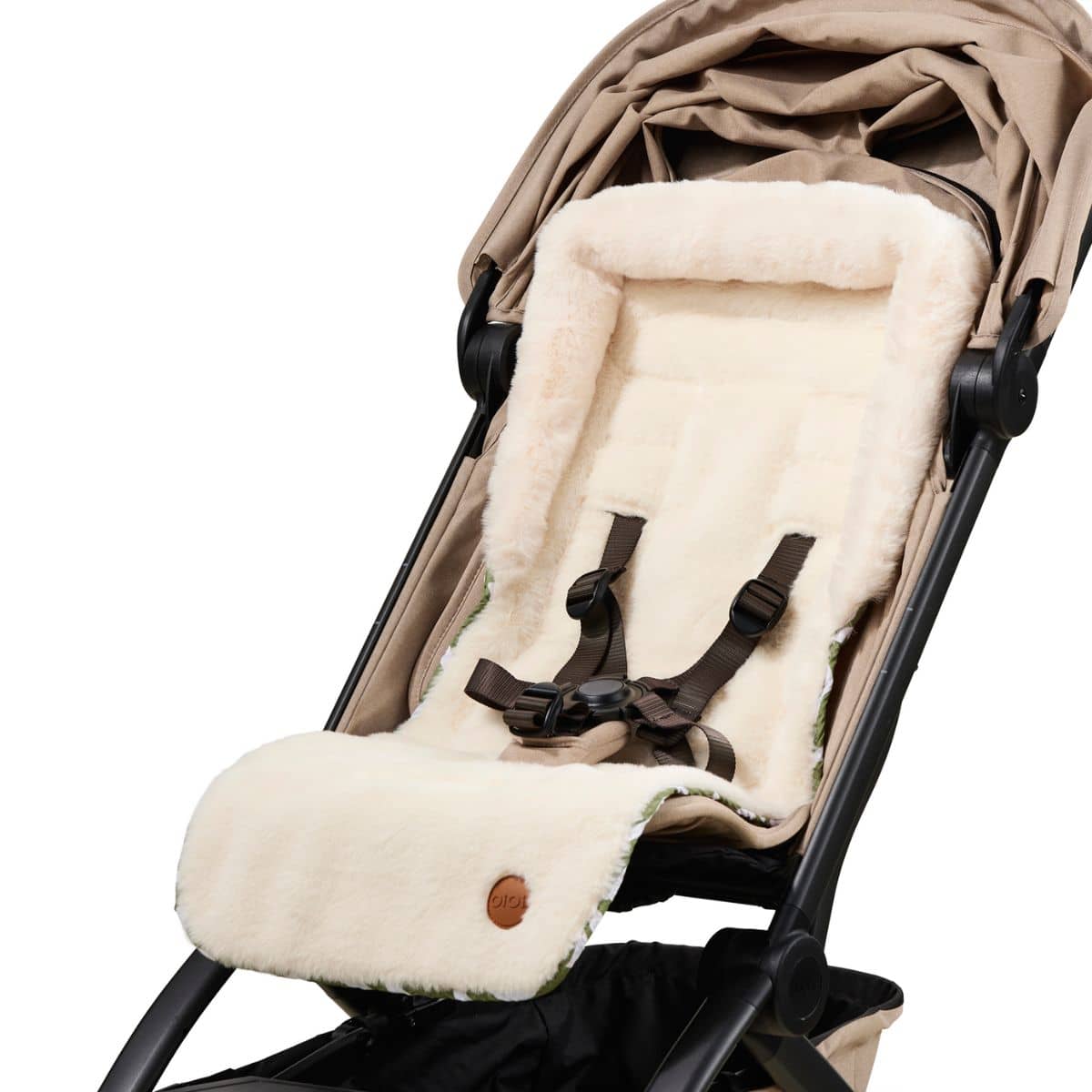 OiOi Reversible Cozy Fleece Pram Liner - Moroccan Tile - Image 4
