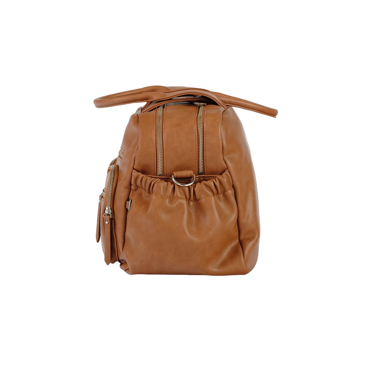 OiOi Carry All Nappy Bag - Tan Vegan Leather - Image 10