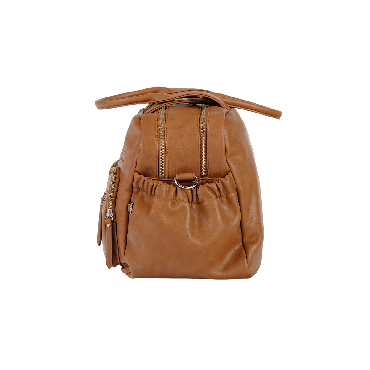 OiOi Carry All Nappy Bag - Tan Vegan Leather - Image 5