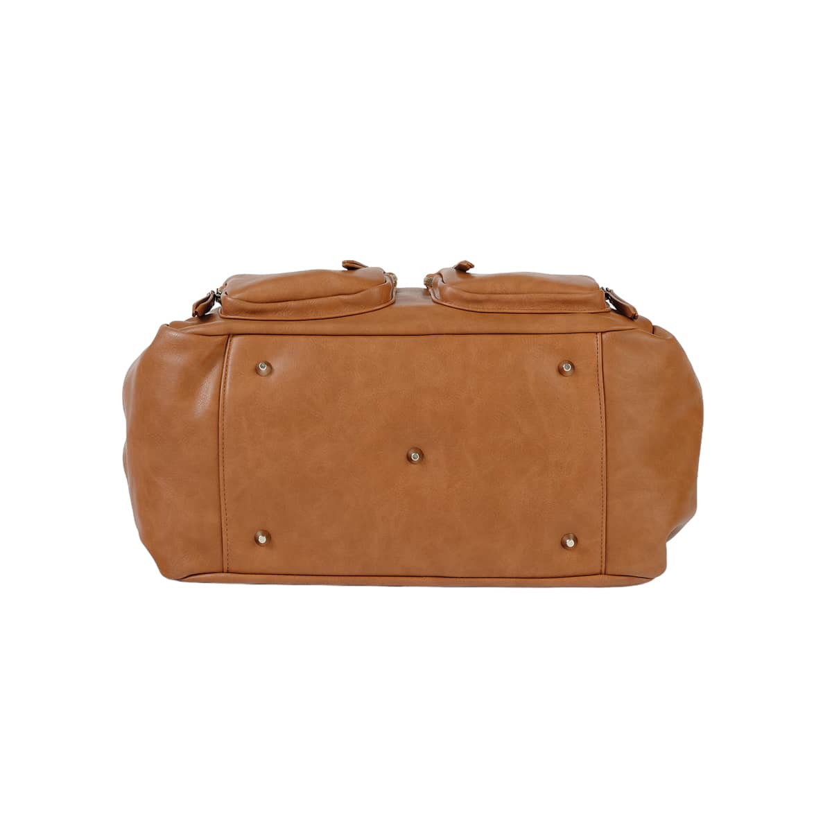 OiOi Carry All Nappy Bag - Tan Vegan Leather - Image 7